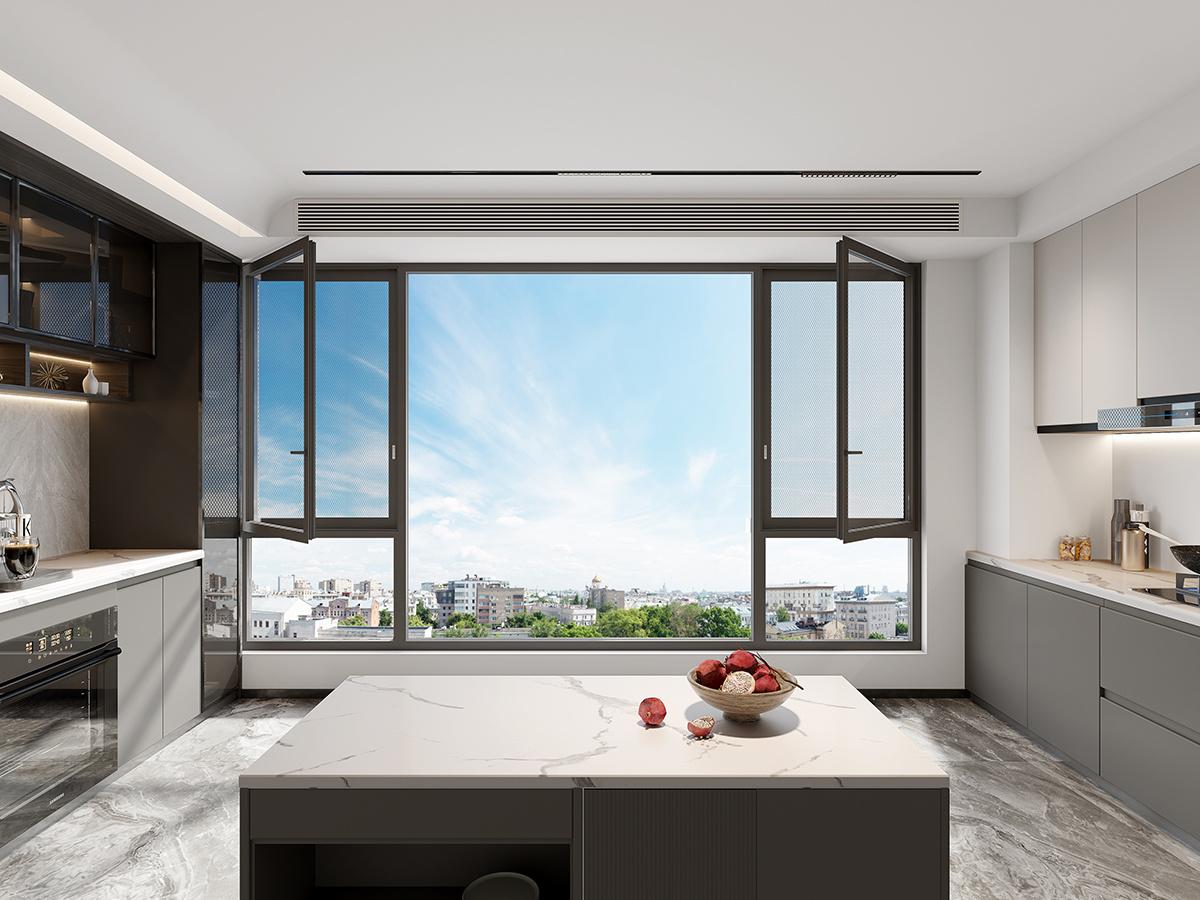 Trango 88 Series Tilt & Turn Window (Integrated Flyscreen)